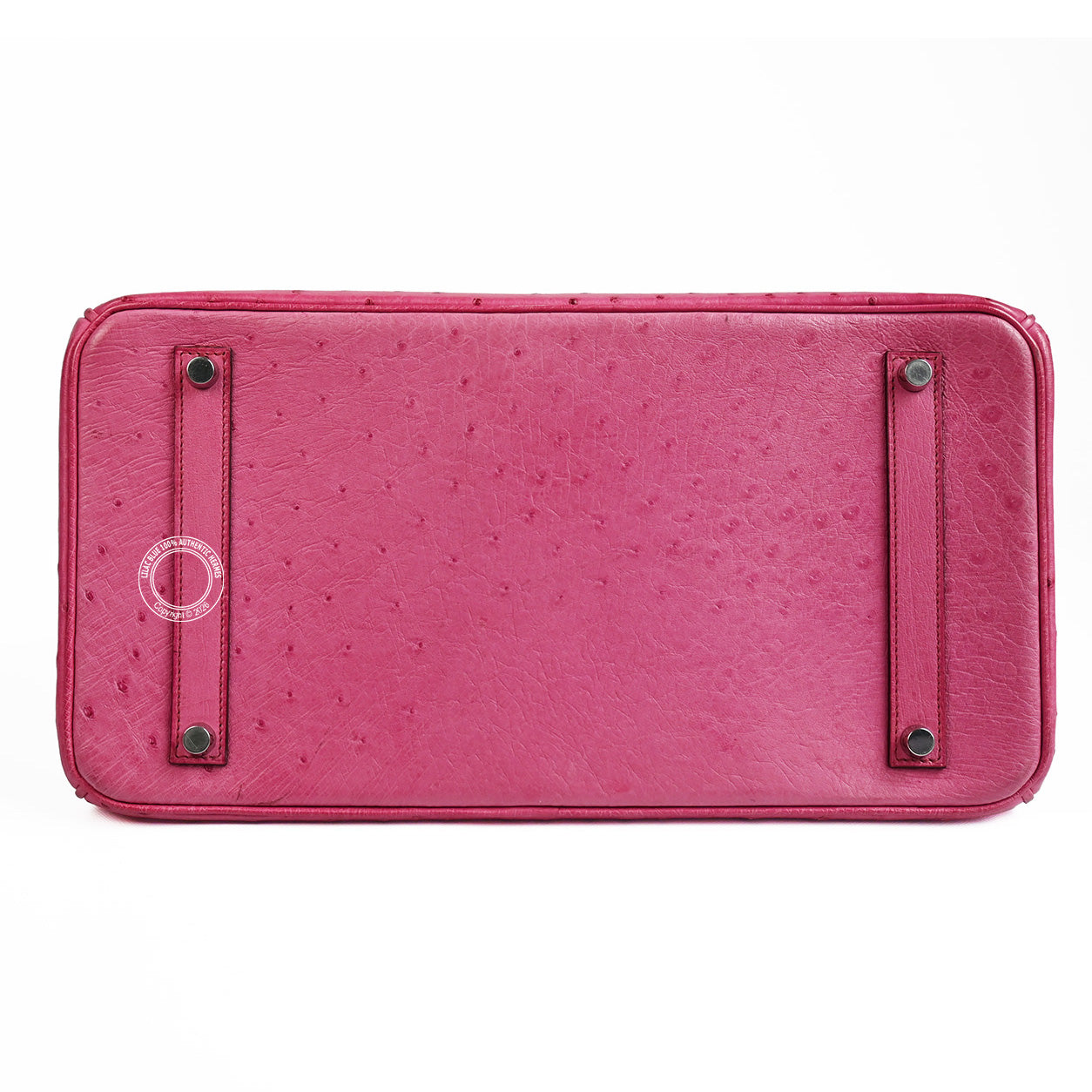 Hermès Birkin 35cm Fuchsia Ostrich PHW - Preloved