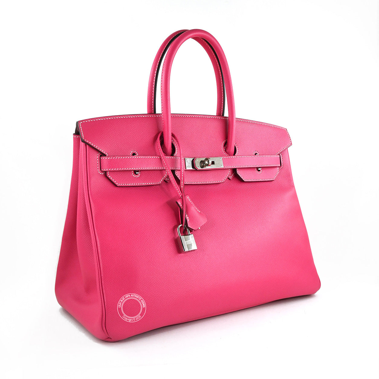 Hermès Birkin 35cm Rose Tyrien Epsom PHW - Preloved