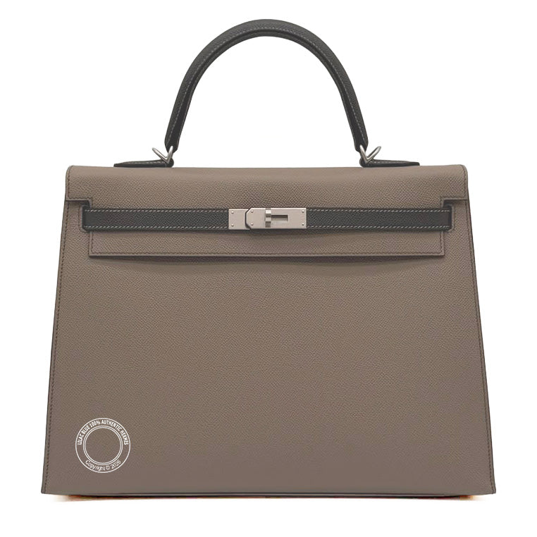 Hermès Kelly 35cm Gris Asphalte/Graphite HSS Epsom BPHW