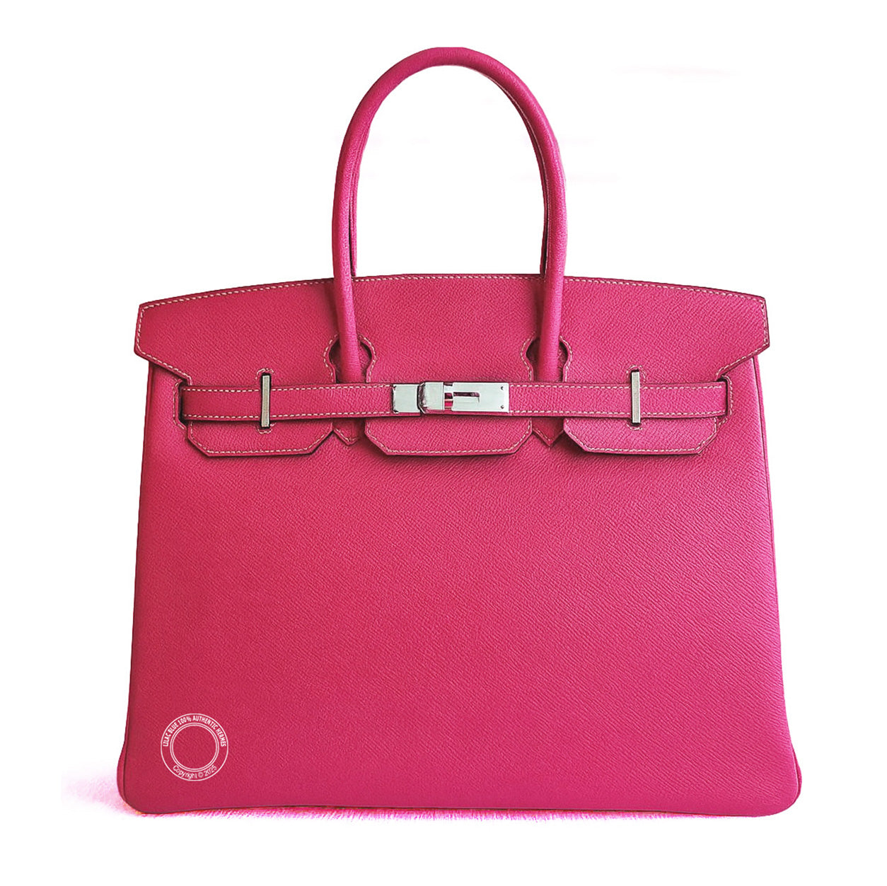Hermès Birkin 35cm Rose Tyrien Epsom PHW - Preloved