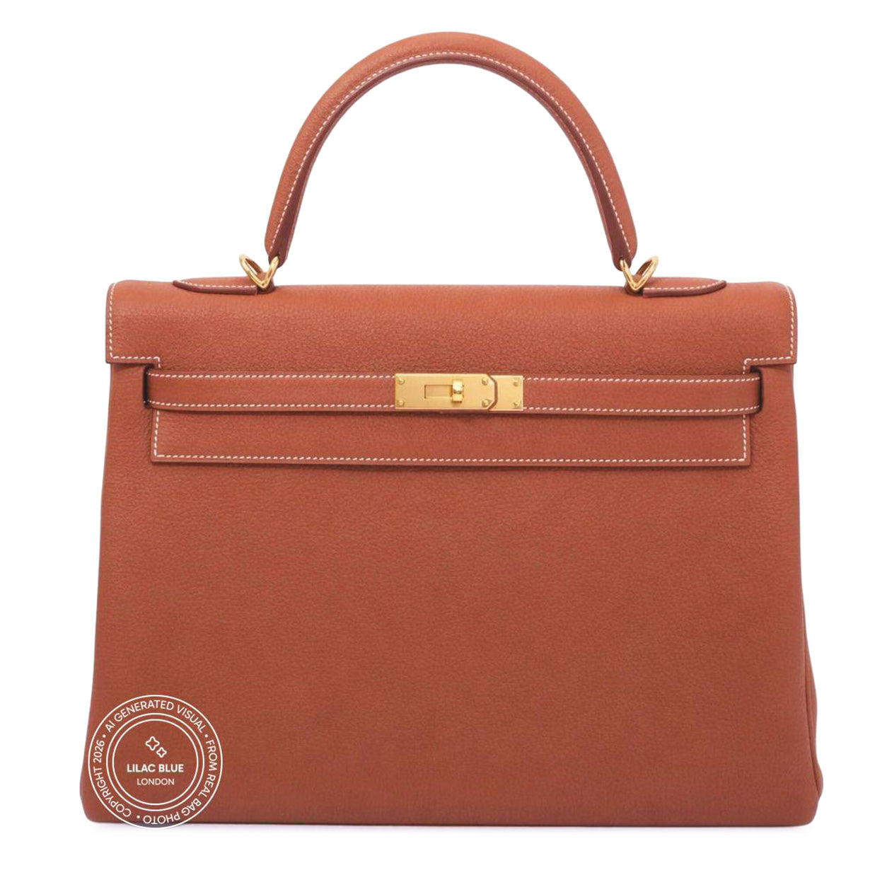 Hermès Kelly 35cm Sienne Togo GHW