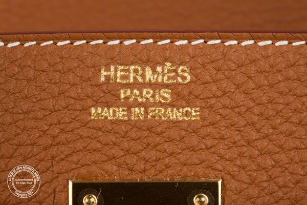 Hermès Birkin 40cm Gold Clemence GHW