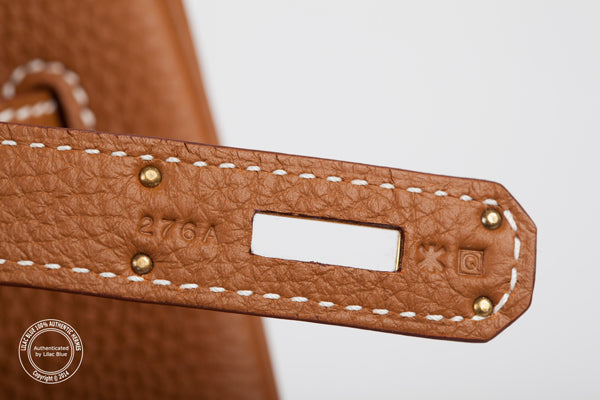 Hermès Birkin 40cm Gold Clemence GHW