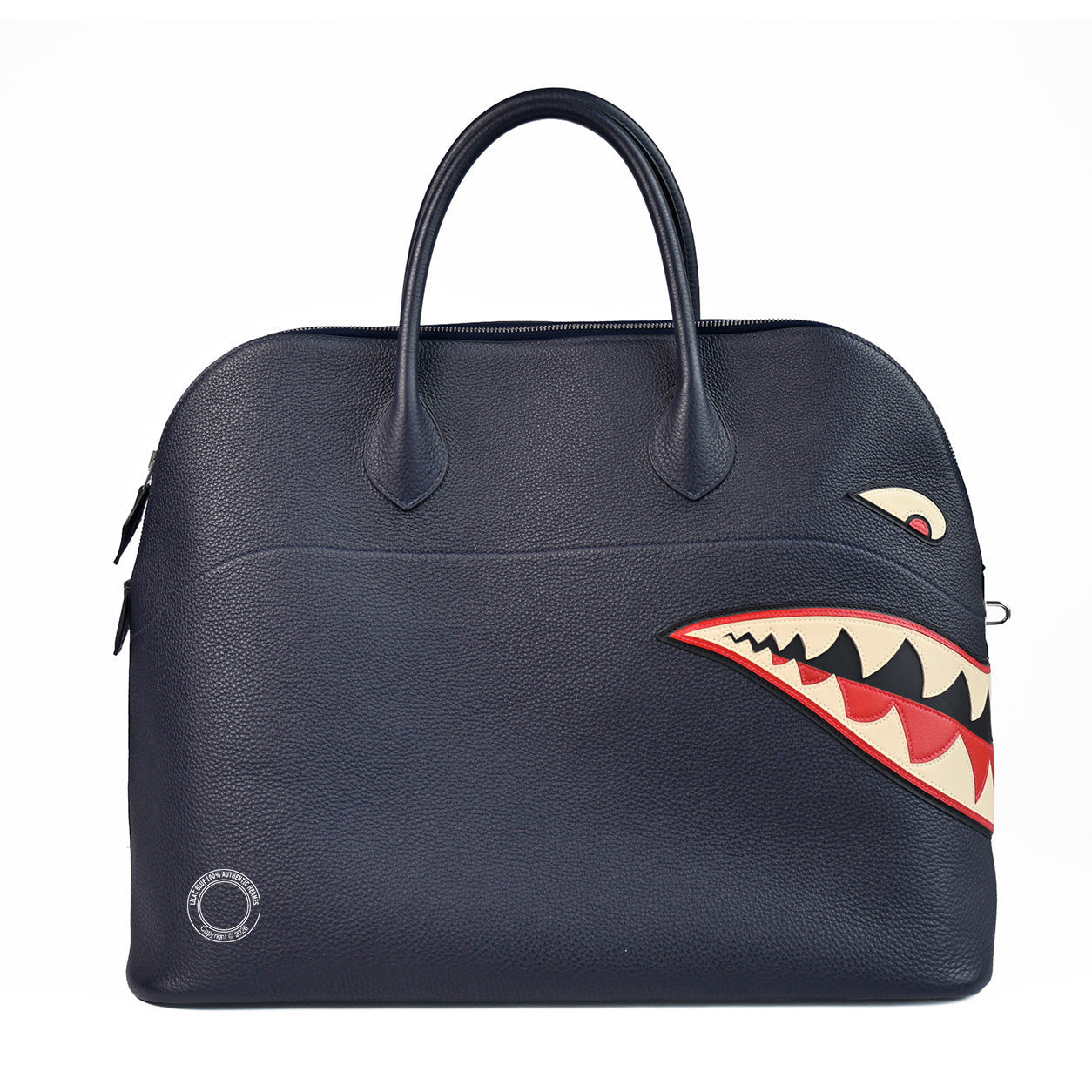 Hermès Bolide 45cm Shark Bleu Nuit Togo PHW