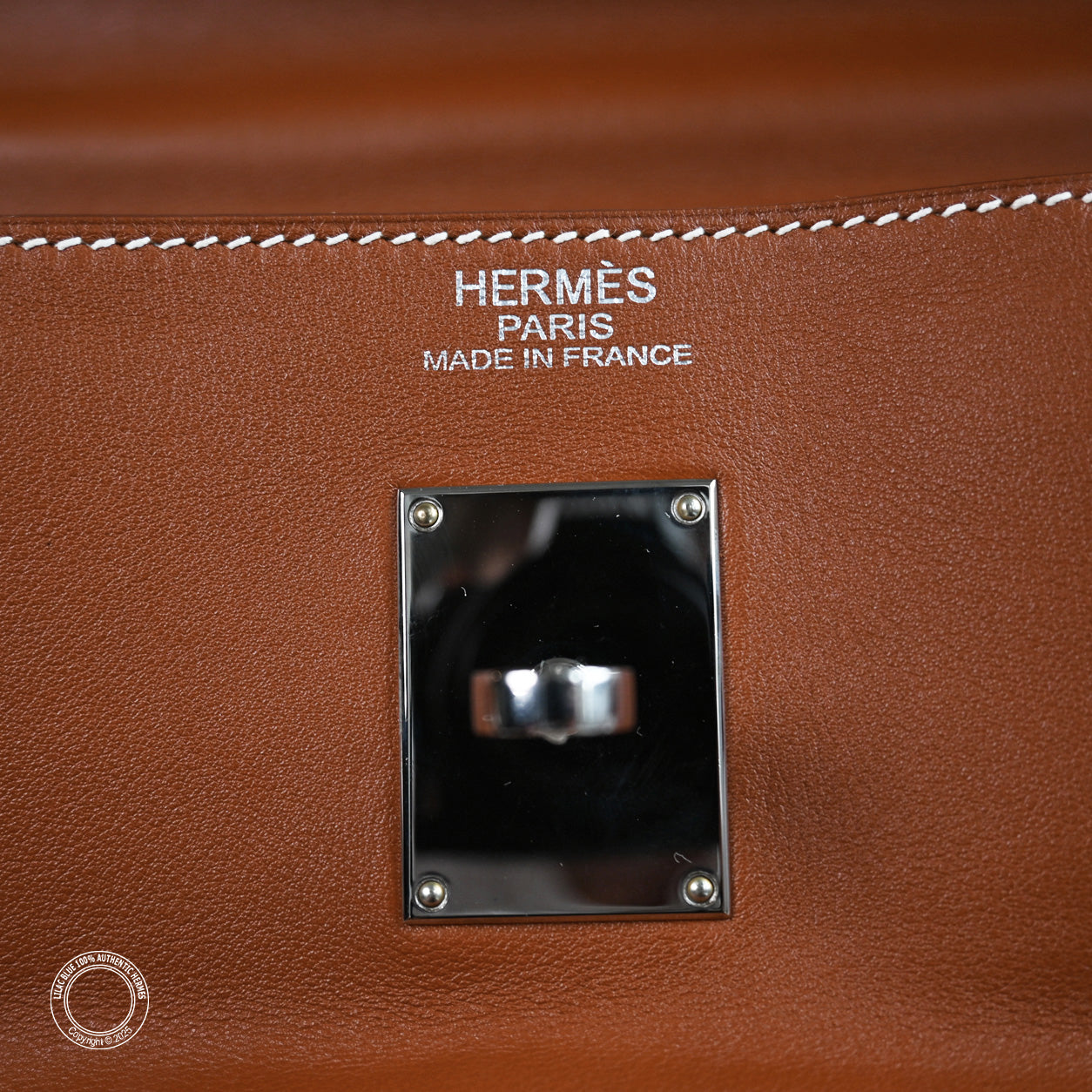 Hermes Kelly 50cm Fauve Relax Sikkim PHW - Preloved