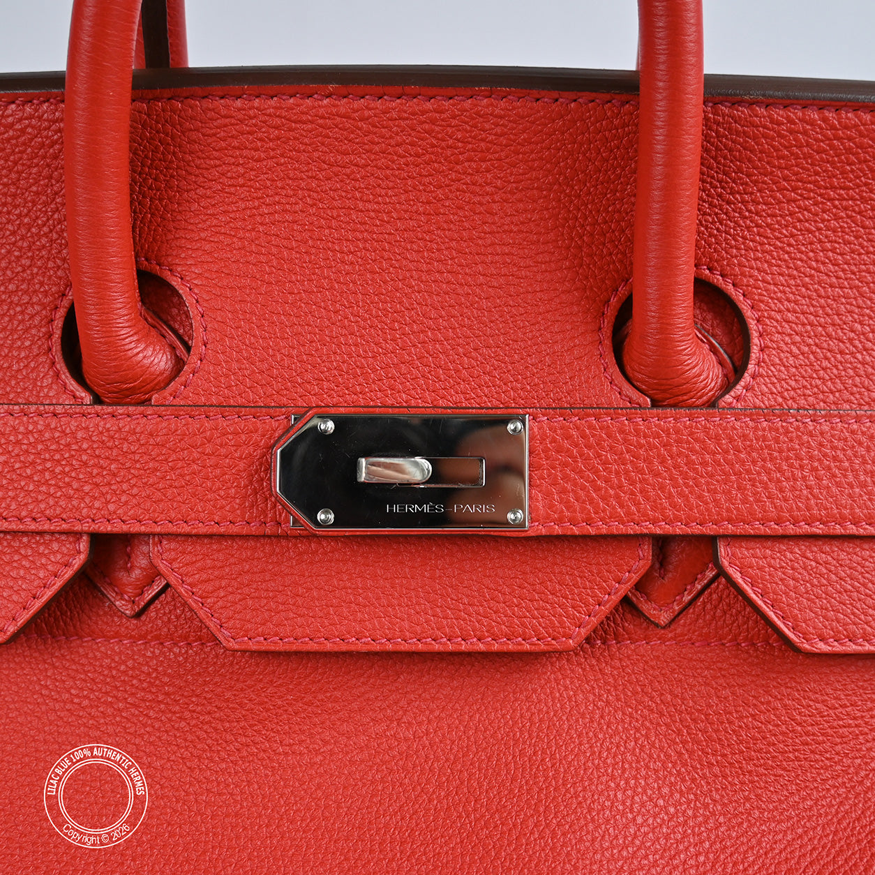 Hermès Birkin 50cm Rouge Casaque HAC Togo PHW - Preloved