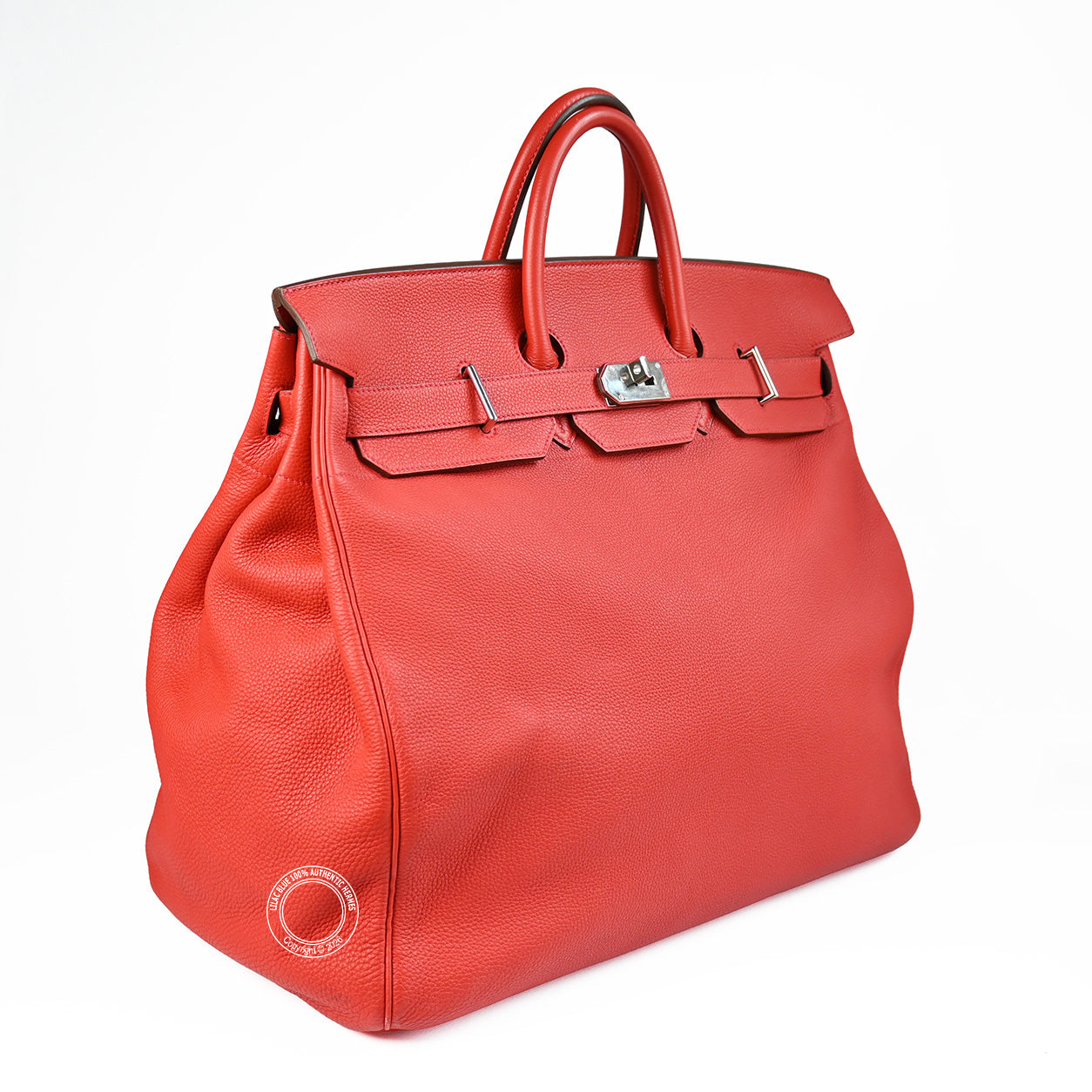 Hermès Birkin 50cm Rouge Casaque HAC Togo PHW - Preloved