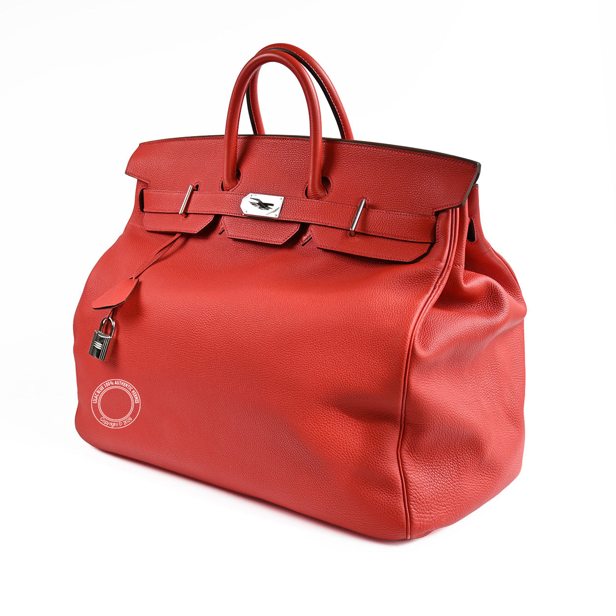 Hermès Birkin 50cm Rouge Casaque HAC Togo PHW - Preloved