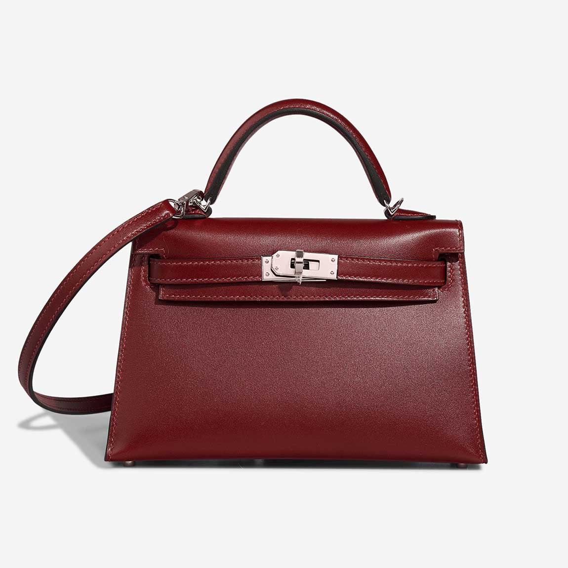 Hermès Kelly 20cm Box Rouge H