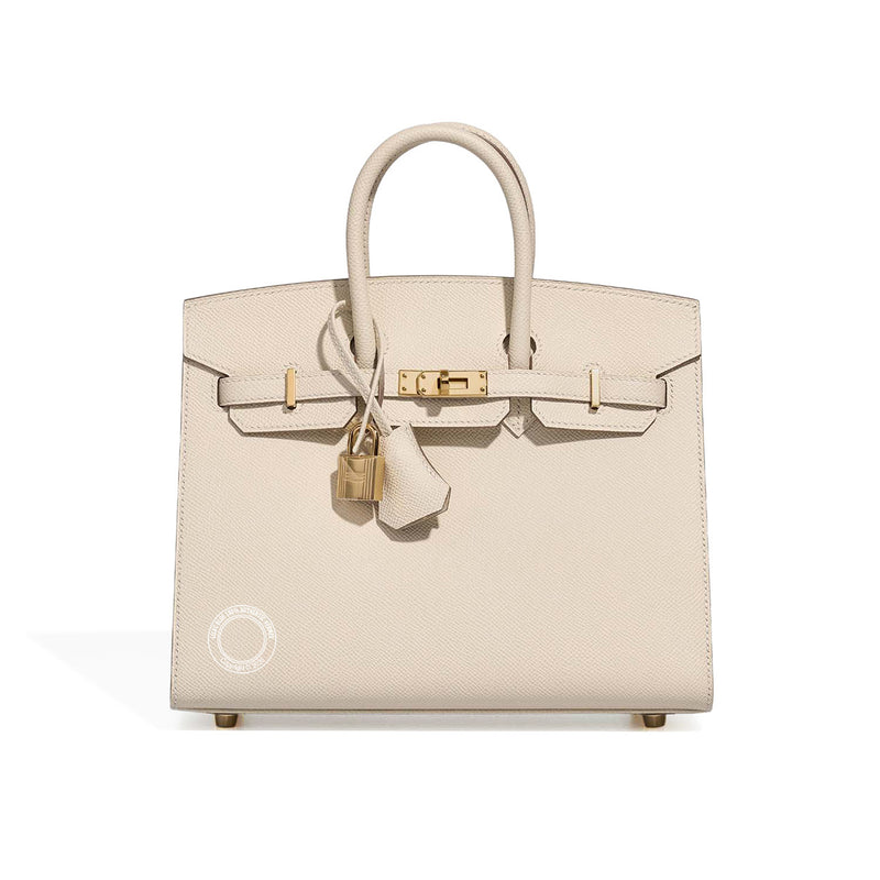 Hermès Birkin 25cm Craie Epsom GHW
