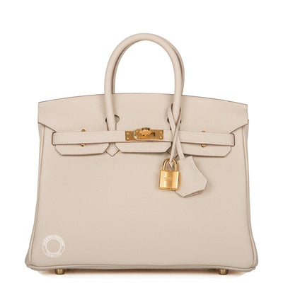 Hermès Birkin 25cm Craie Togo GHW