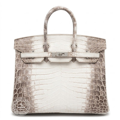 Hermès Birkin 25cm Himalaya Matte Croc PHW