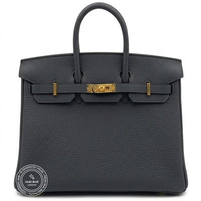 Hermès Birkin 25cm Gris Misty Togo GHW