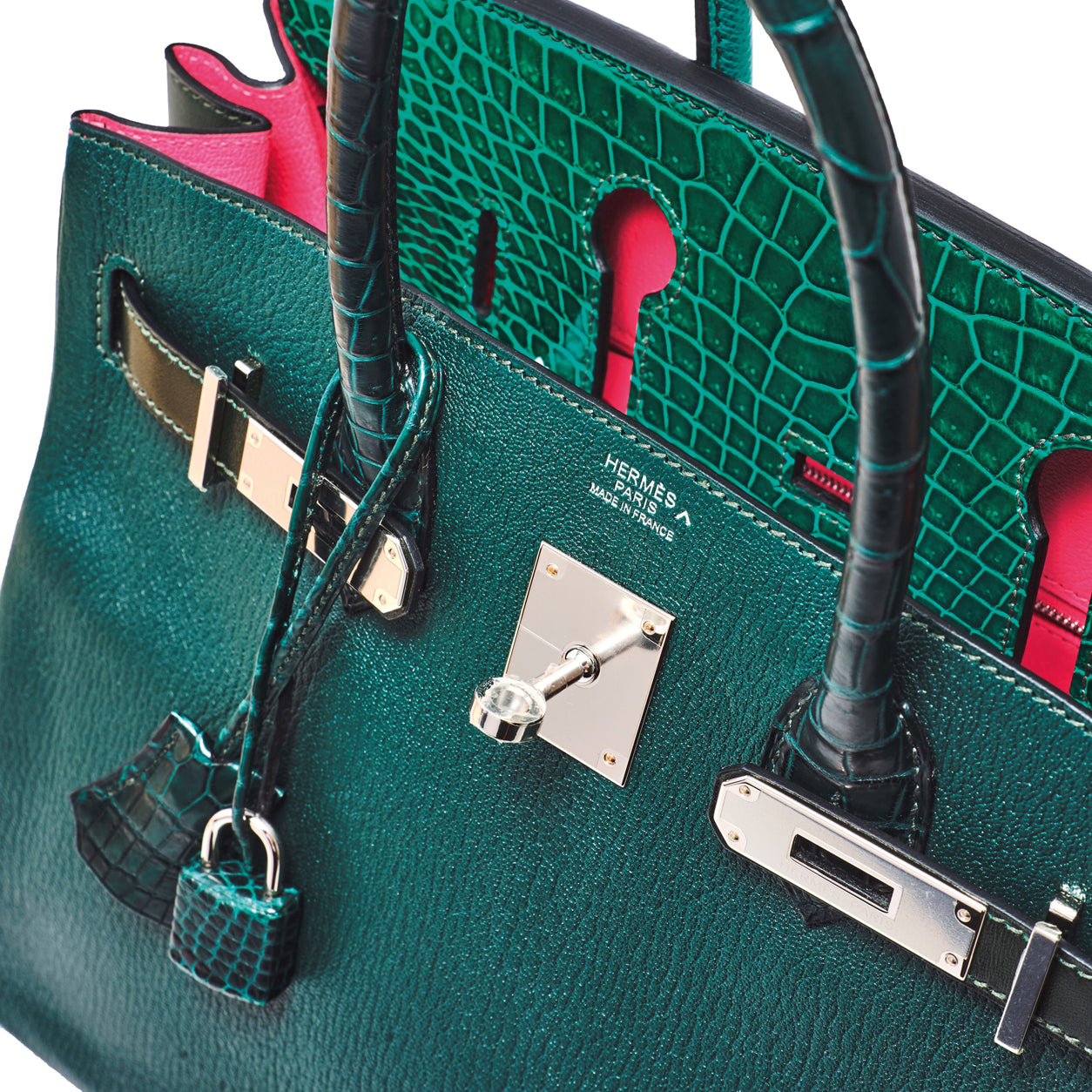 Hermès Birkin 30cm Patchwork Palladium
