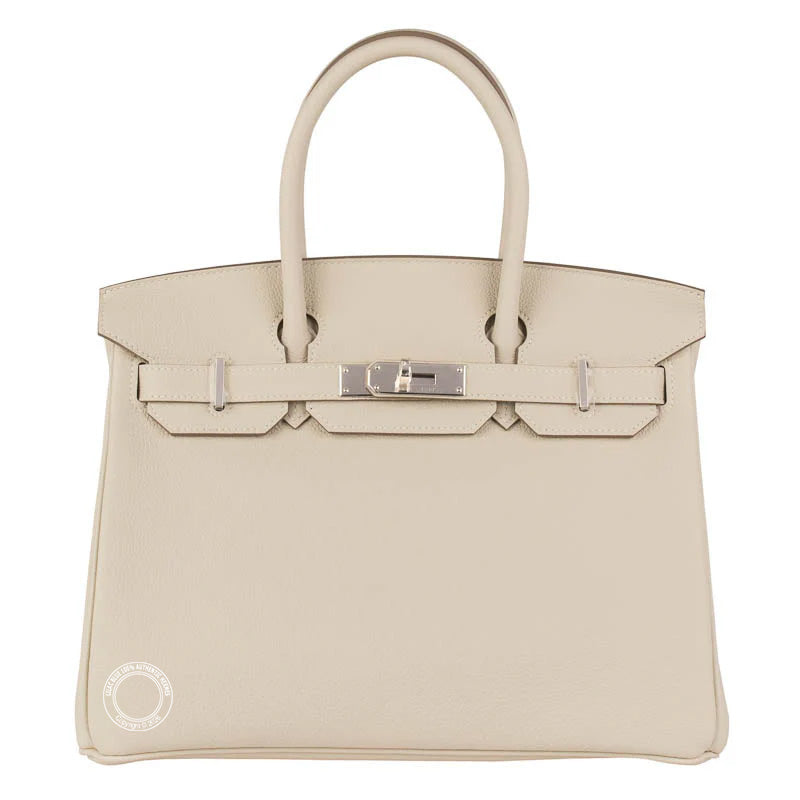 Hermes Birkin 30cm Craie Togo PHW