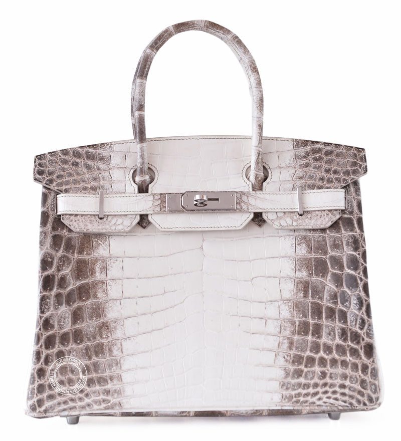 Hermes Birkin 30cm Himalaya Matte Croc PHW