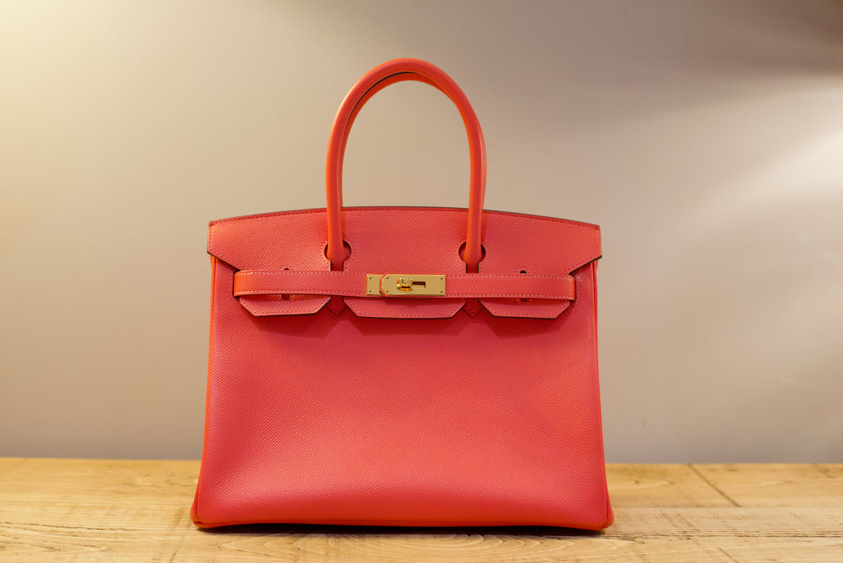 Hermès Birkin 30cm Rose Jaipur Epsom with gold hardware, with packaging