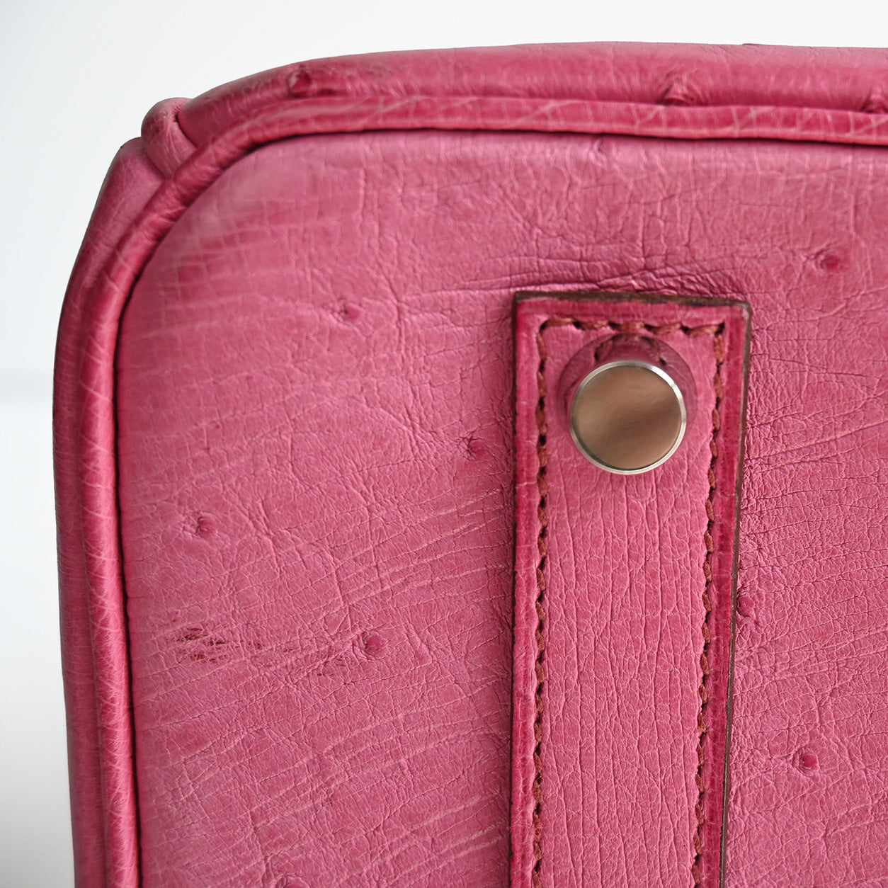 Hermès Birkin 35cm Fuchsia Ostrich PHW - Preloved