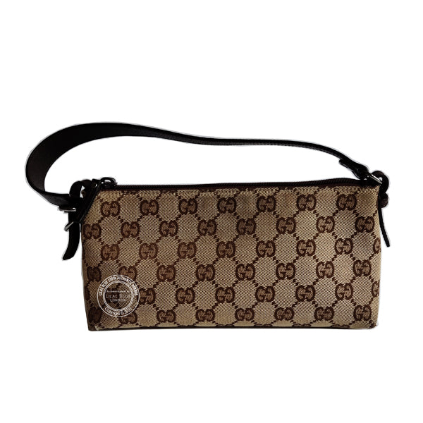 Gucci Pochette GG Monogram Beige Canvas - Vintage