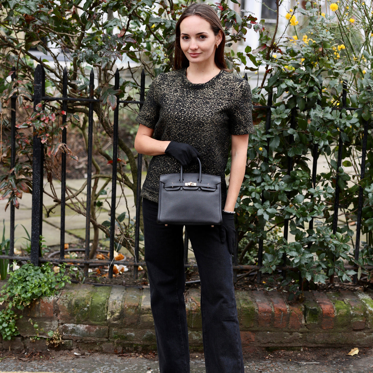 Hermès Birkin 25cm Black Togo GHW - Preloved