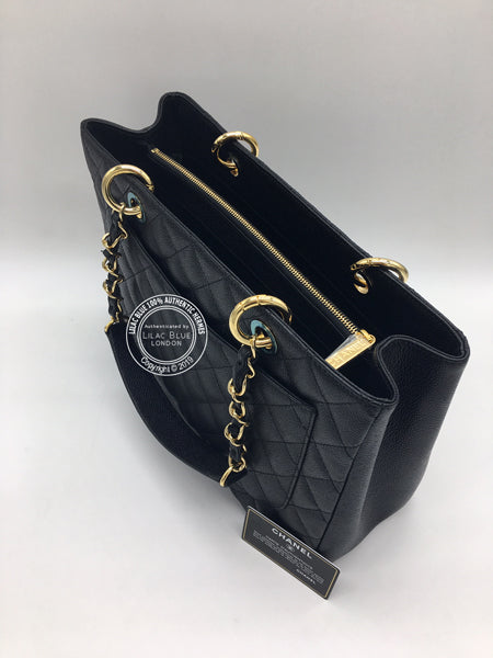 Chanel Grand Shopping Tote Black Caviar Leather - Never Worn