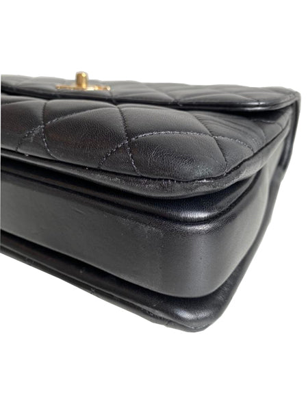 Chanel Trendy CC Black Gold - Preloved