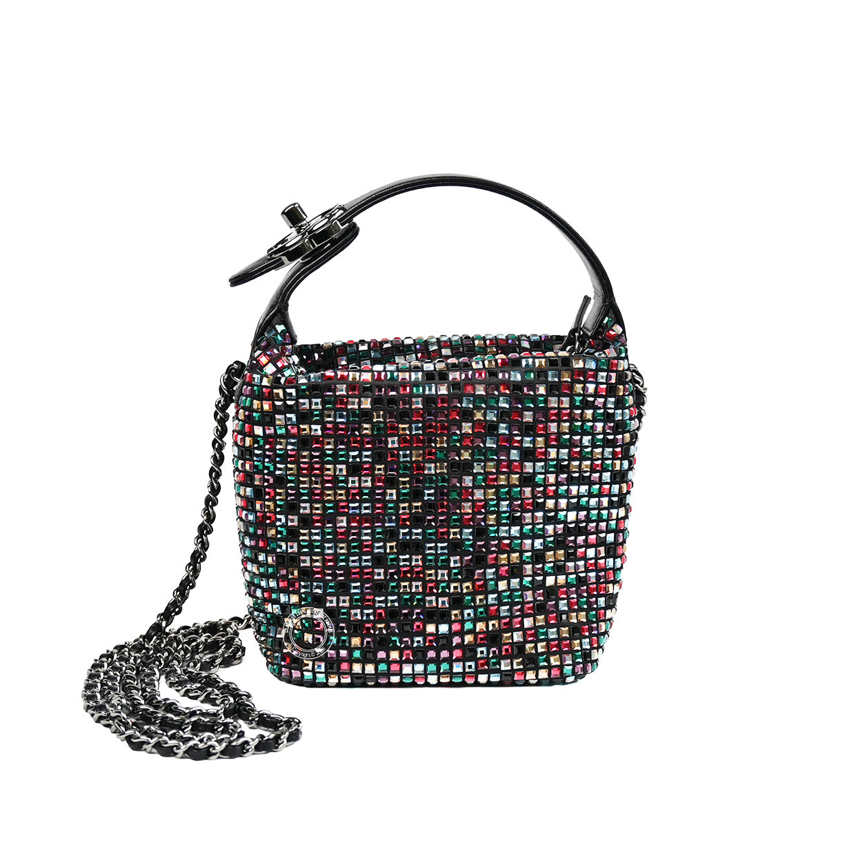 Chanel Perfect Mee Hobo Bag Multicolour with Swarovski Crystals - Preloved