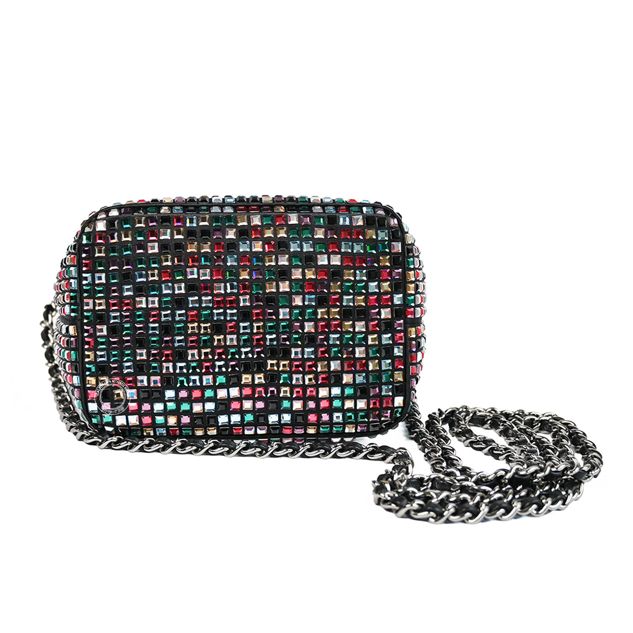Chanel Perfect Mee Hobo Bag Multicolour with Swarovski Crystals - Preloved