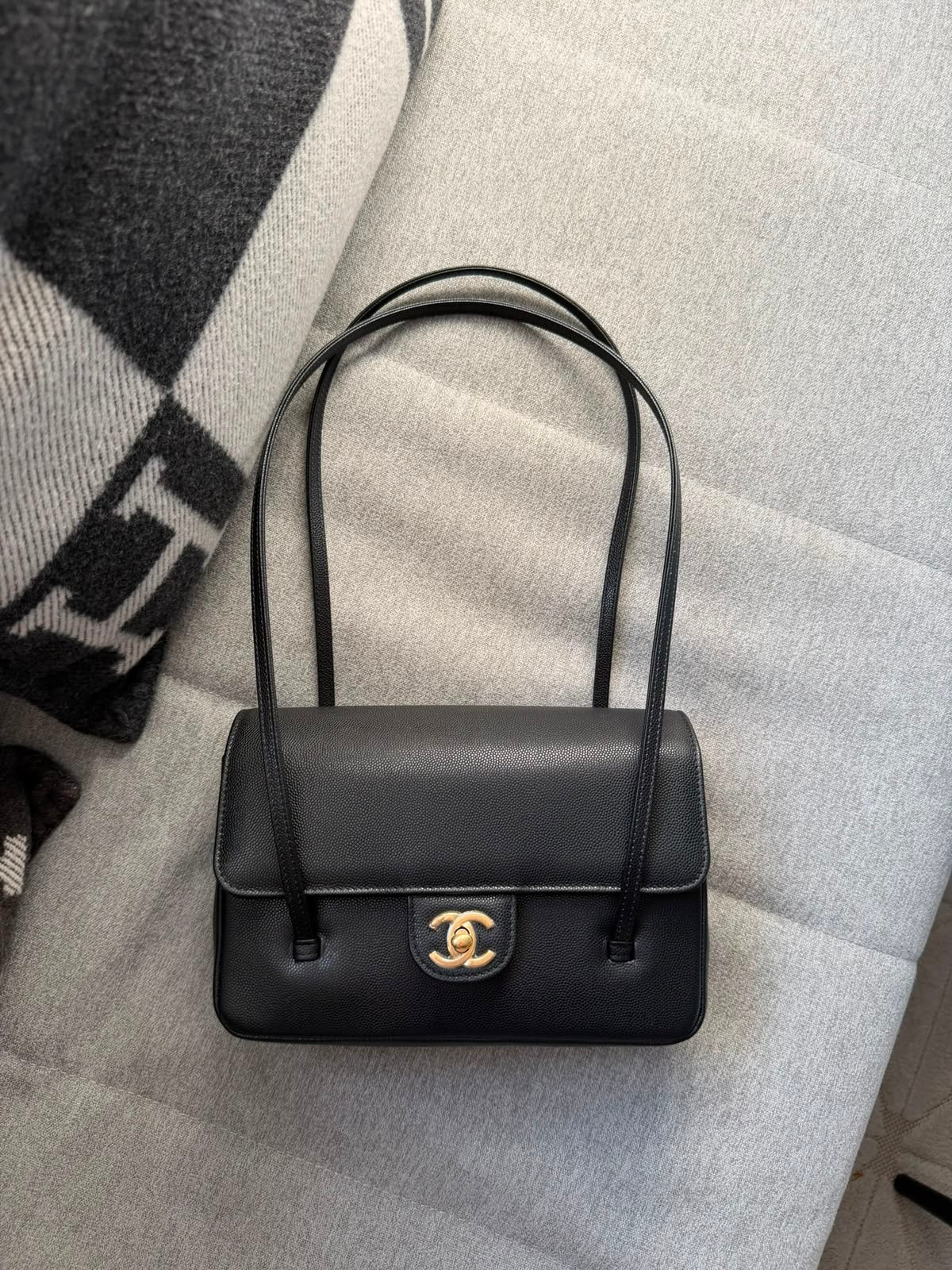 Chanel Preppy Flap Bag Small Black Caviar GHW