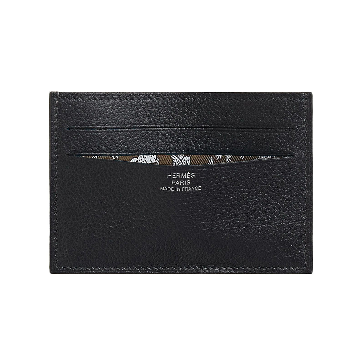 Hermès Citizen Twill Card Holder Caban Evercolor