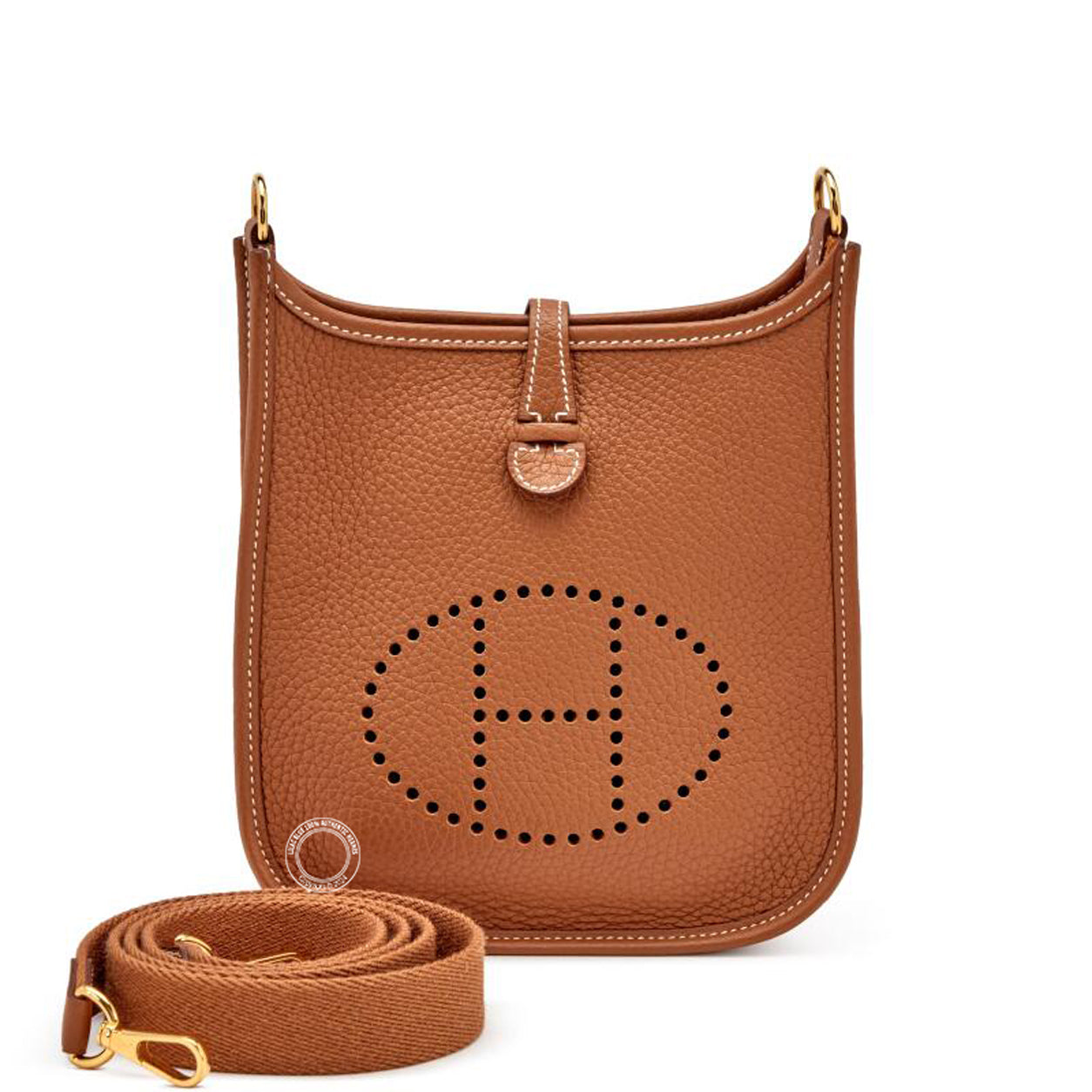 Hermès Evelyne 16cm Gold Clemence GHW