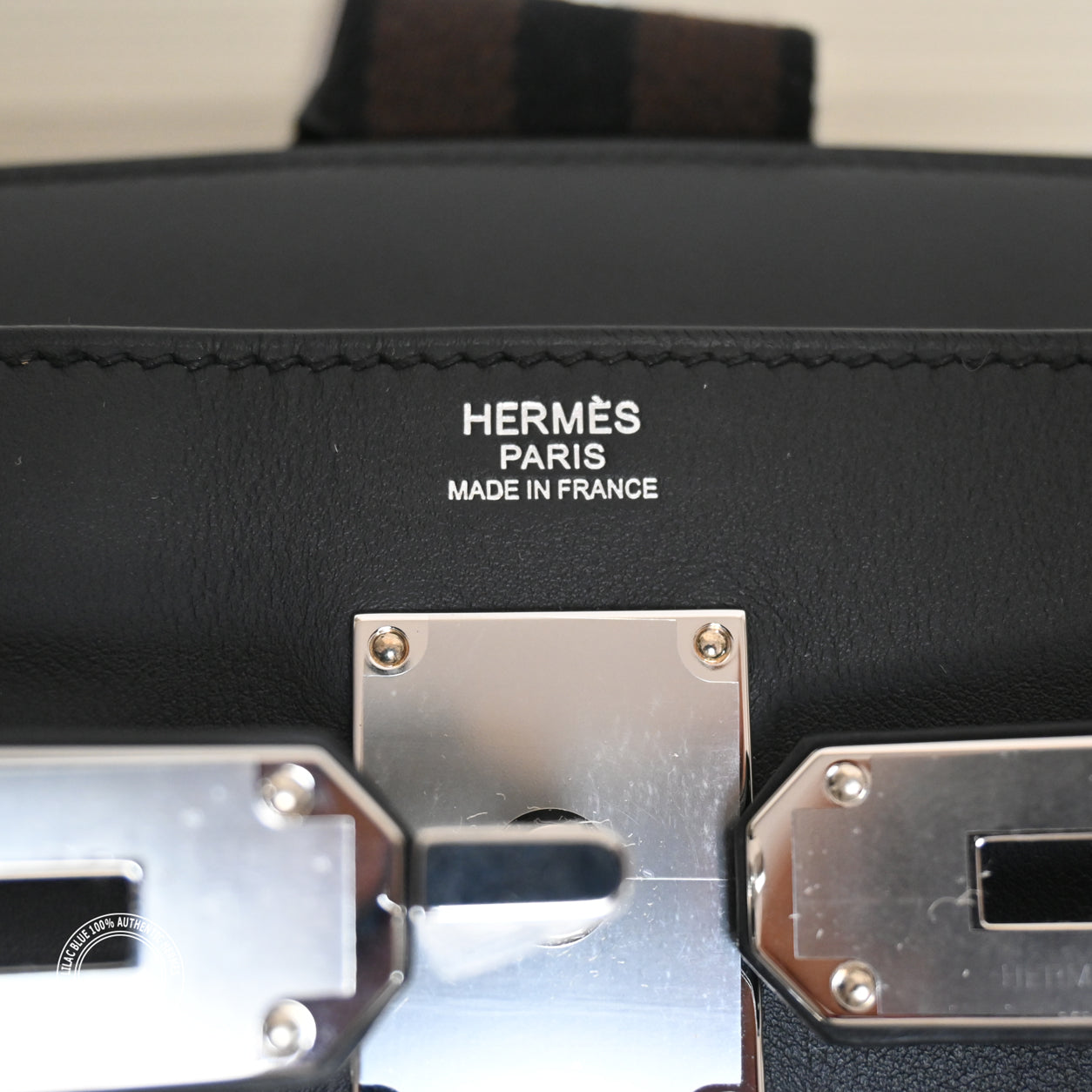 Hermes Hac A Dos 36cm Black Swift & Canvas PHW