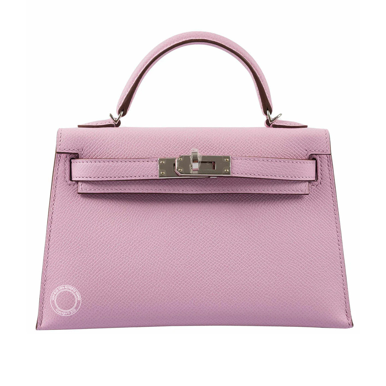 Hermès Kelly 20cm Mauve Sylvestre Epsom PHW