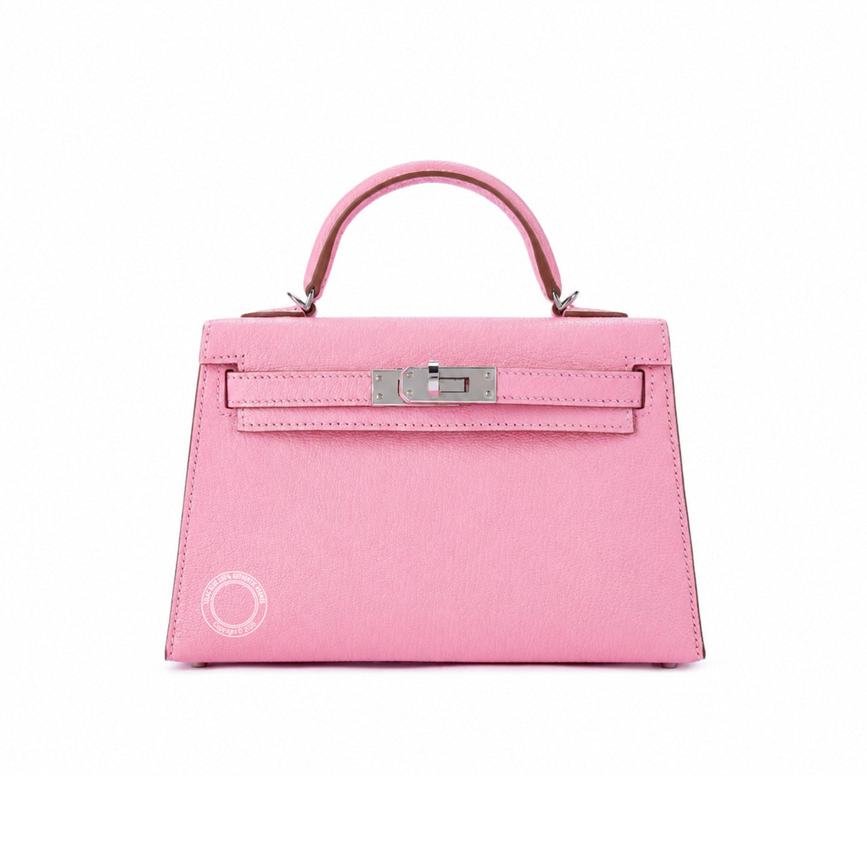 Hermès Kelly 20cm Rose Confetti Chevre PHW