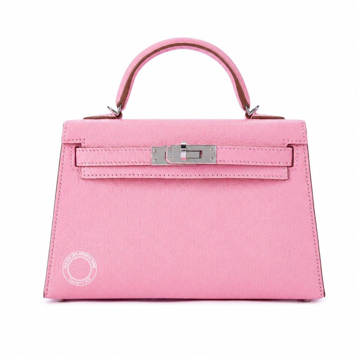 Hermès Kelly 20cm Rose Confetti Chevre PHW