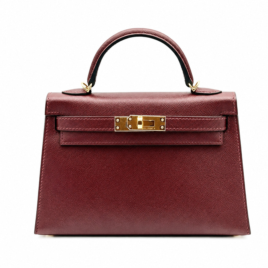 Hermès Kelly 20cm Rouge H Madame GHW