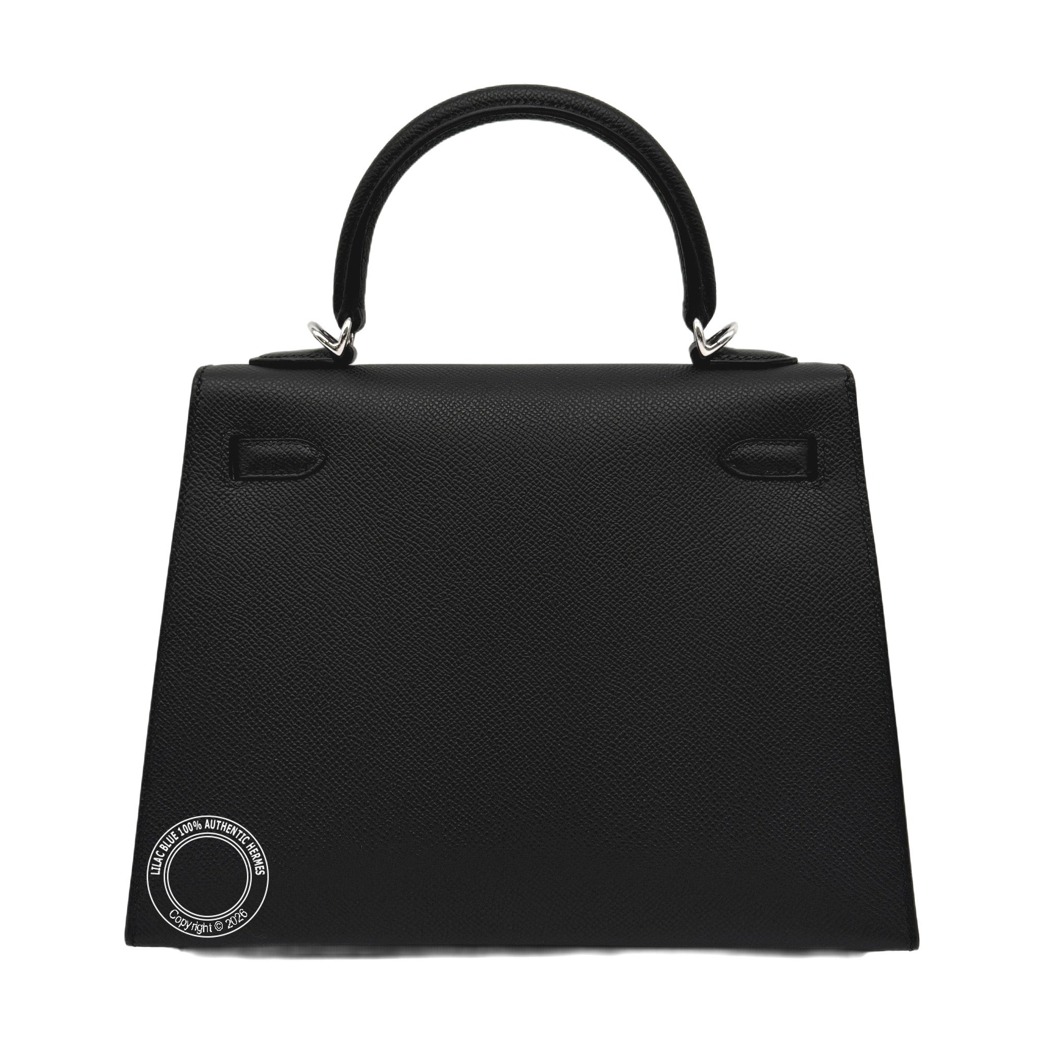 Hermès Kelly 25cm Black Epsom PHW