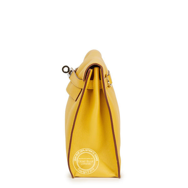 Hermès Kelly Danse Jaune d'Or Swift PHW - Preloved