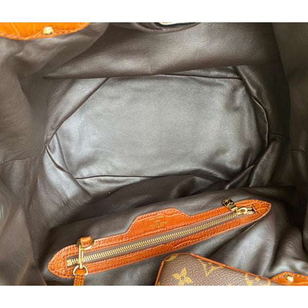 Louis Vuitton Mahina Limited Edition Monogram Canvas & Alligator GHW - Preloved