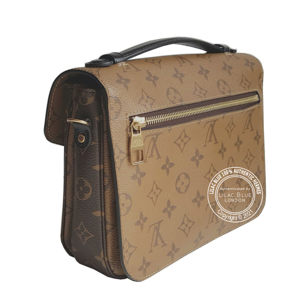 Louis Vuitton Pochette Metis Monogram Reverse GHW - Preloved