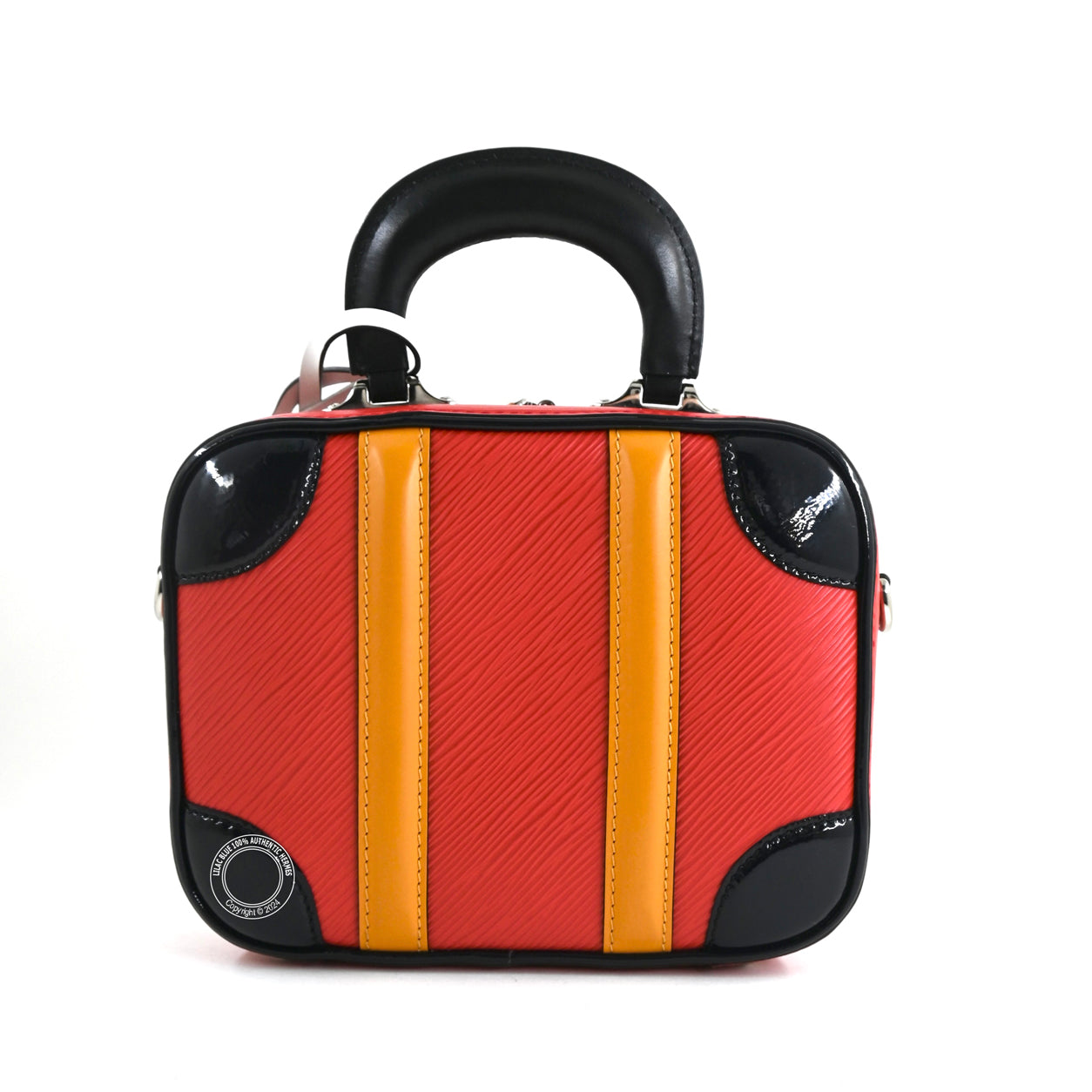 Louis Vuitton Valisette Red/Orange/Black BB Epi leather Silver