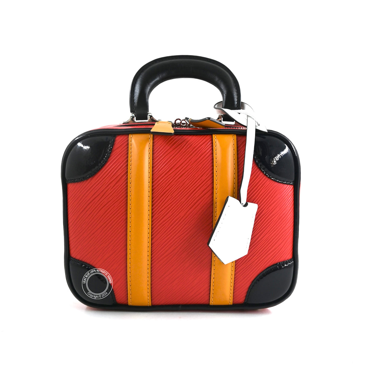 Louis Vuitton Valisette Red/Orange/Black BB Epi leather Silver