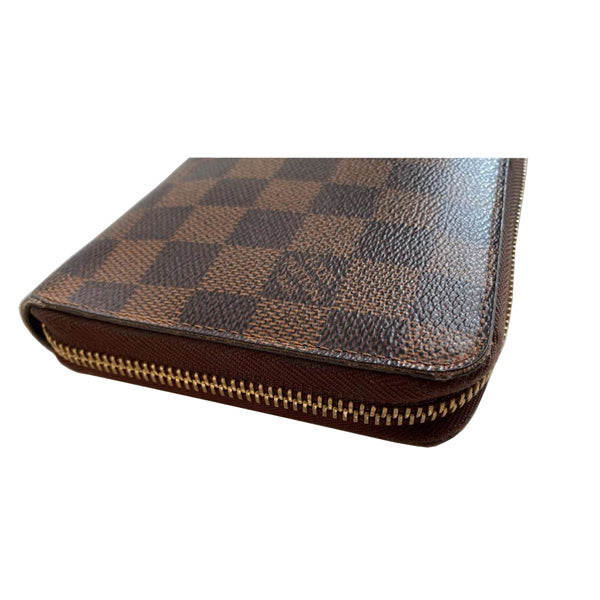 Louis Vuitton Zippy Wallet Damier Ebene Canvas - Preloved