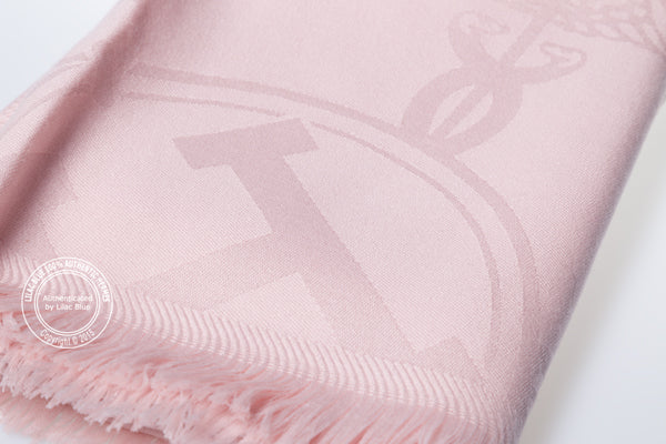 Hermès New Libris Stole. Rose Nacre