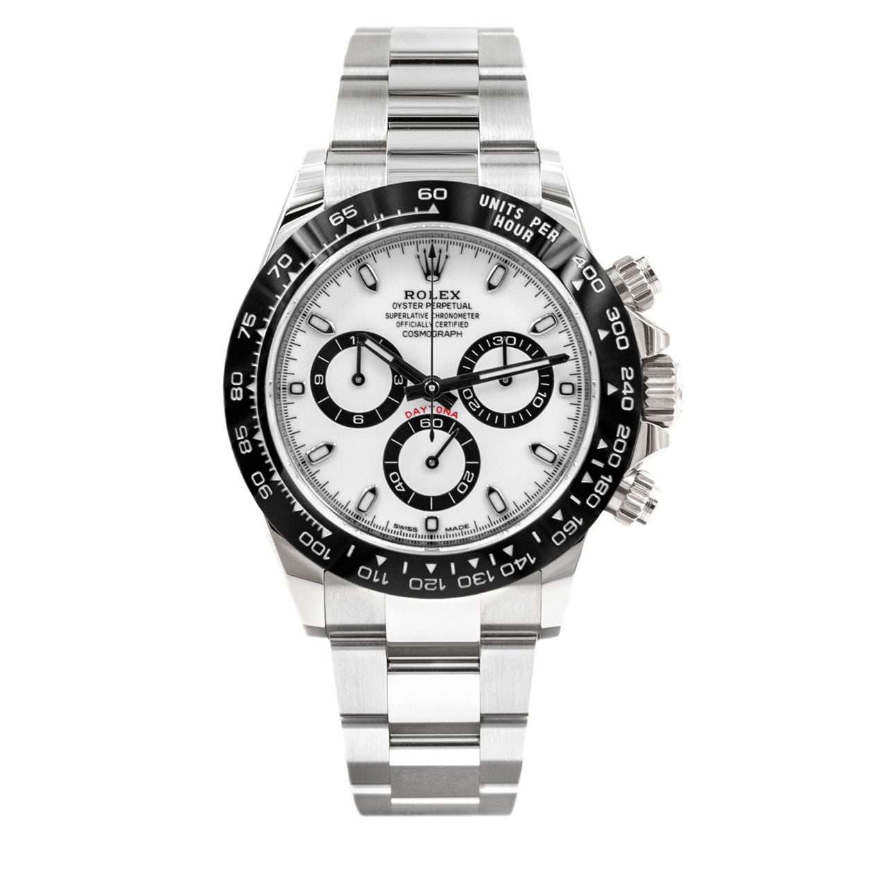 Rolex Daytona 40mm Stainless Steel White Dial 116500LN