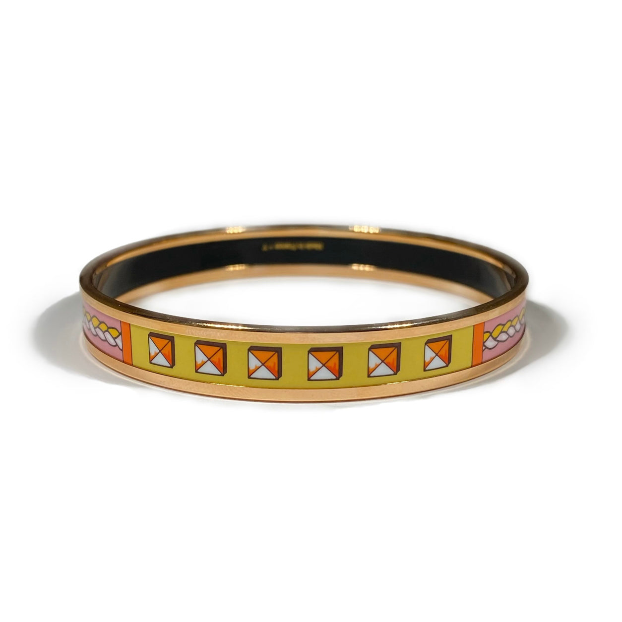 Hermès Bangle Rose Terre / Gold