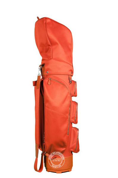Hermès Limited Edition Sac A Golf Chevron & Brique Buffalo Leather PHW