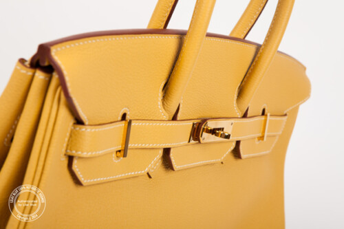 Curry Yellow Birkin with Gold handles